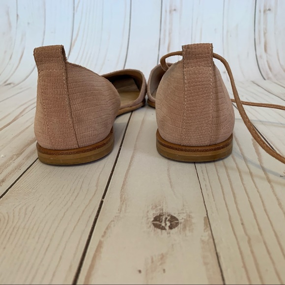 Blush Arielle d’Orsay Madewell flats Sz 7.5 - Picture 4 of 5